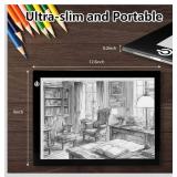 NXENTC A4 Tracing Light Pad, Ultra-Thin Tracing Light Box USB Power Artcraft Tracing Light Table for Artists, Drawing, Sketching, Animation