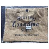 Reusable Beach Grocery Shopping Tote Bags for Women, Grandma Stuff Tote Bag, Grandma Gifts