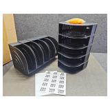 Multi-Tier Sandpaper Grit Organizer Rack - Retail: $25