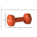 Amazon Basics Neoprene Dumbbell Hand Weights for Exercise and Muscle Toning (2)