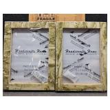 Handicrafts Home 5x7 Picture Frames Pack of 2 - Deco Collection Handcrafted Photo Frames, Perfect for Wall & Tabletop Display, Ideal Home Decor Gift
