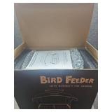 Goodeco Clear Window Bird Feeder - Outdoor Window Feeder with Strong Self-Adhesive Hooks, Bird Bath or Water Bowl for Outside Watchings - with a Brush, Easy to Clean, Ideal Gifts for Mom Parents