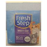 Fresh Step Multi-Cat Clumping Litter with Febreze - Retail: $15