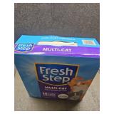 Fresh Step Multi-Cat Clumping Litter with Febreze - Retail: $15