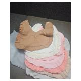 EllieHouse Baby Bibs for Girls Boys 8 Pack Muslin Drool Muslin Cotton for Baby Girls Boys Teething Bibs