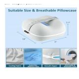 Knee Pillow for Side Sleepers, Memory Foam Leg Pillow for Side Sleeping, Between Legs Pillow for Hip and Back Pain Relief - Side Sleeper Pillow with Breathable Pillowcase and Elastic Strap