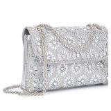 Shoulder Bags Crossbody Bag Purses Handbags Crystals Rhinestone Evening Bag for Women Clutch Purse with Chain