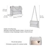 Shoulder Bags Crossbody Bag Purses Handbags Crystals Rhinestone Evening Bag for Women Clutch Purse with Chain