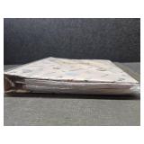 Homecooked Happiness Vintage Recipe Binder 3 Ring, 50 Blank Doubled-Size Cards, 50 Clear Protective Sleeves, 5 Dividers for Recipes Desserts, Bread & Pastries, Main Dishes, Soup & Salads, Appetizers