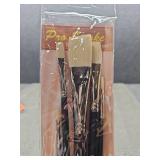 Powercryl Ultimate Acrylic Brush Set - Professional Flat Brushes - Retail: $24
