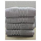 Premium Bathroom Towels - Bath Towels Set of 4 - Luxurious Bath Towel Set with Exceptional Durability - Absorbent Shower Towels for Home & Spa - 30 x 60 Inch Size - Retail: $45