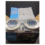 Solpex Solar Ground Disk Lights - Garden Pathway Lighting. 12 pack