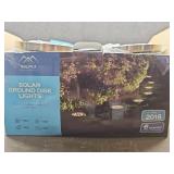 Solpex Solar Ground Disk Lights - Garden Pathway Lighting. 12 pack