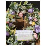 Spring Garden DIY Floral Wreath Kit 17" - Retail: $45"