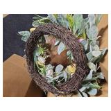 Spring Garden DIY Floral Wreath Kit 17" - Retail: $45"