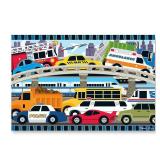 Melissa and Doug Kids Toy, Traffic Jam 24-Piece Floor Puzzle