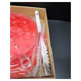 Chicken Shredder Large Chicken Breast Shredder Tool Twist with Brush&Fork, Visible Meat Shredder Machine, Anti-Slip Strip, Ergonomic Handle, BPA Free, Suitable for Pork Beef Chicken(Red)