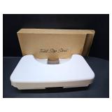Toilet Step Stool, Toilet Assistance Steps, Bathroom Toilet Stool, Kids Tot Step Stool, Foldable Toilet Stool, Fits All Toilets, Folds for Easy Storage ( White)