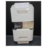 Toilet Step Stool, Toilet Assistance Steps, Bathroom Toilet Stool, Kids Tot Step Stool, Foldable Toilet Stool, Fits All Toilets, Folds for Easy Storage ( White)