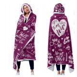 Wifey Fleece Robe - Mothers Day Gifts for Wife from Husband - Birthday Anniversary Valentines Day Christmas Gifts for Her