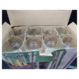 Home Essentials Alanya 16 Pieces Drinkware Set, Clear