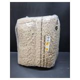 LUMI Luxury Chenille Bath Mats Ultra Absorbent, Plush Fluffy Bathroom Rug with Non-Slip Backing, Soft High Pile Bath Rug for Shower Floor, Tub, 24x36, Beige