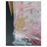 Silicherry 6 Sets Matte Graduation Gown Cap Set with 2025 Tassel Stole Certificate Graduation Gifts Bracelet(27,Pink) kids