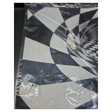 Bright Aura Optical Illusion Rug - Vortex Illusion 23" x 16"