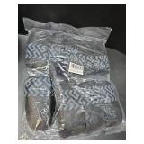 100 Pack Disposable Shoe Covers Non Slip Disposable Large Foot Booties Shoe Covers for Indoors Contractors Floor and Carpet Protectors, One Size Fits Most(Black