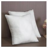 Pillow Core, Comfortable and Soft Square Polyester Pillowcase Filling (18 x 18 inches), Suitable for Living Room Sofa, Bedroom, Car, Office, etc. (2 Pack)