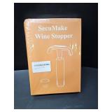 Wine Saver Vacuum Pump with Patented Seal Indicator,6 Vacuum Wine Stopper - Easy Release Tabs,Date Markers, Reusable Wine Stoppers Preserver to Keep Wine Fresh Longer, Ideal Gift for Wine Lovers