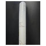 Guvana 17.3"x197" Peel and Stick Gold and White Contact Paper Tulip Floral Wallpaper Modern Self Adhesive DIY Removable Contact Paper Flowers Wallpaper for Bedroom Cabinets Decor"