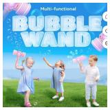 Hammer Bubble Guns with LED Lights & Sound, Outdoor Bubble Machine Toys