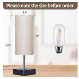 Cordless Table Lamp, Battery Operated Lamp Touch Dimmable,Rechargeable Lamp for NightStand, Battery Powered Wireless Table Lamp for Decor, Living Room, Dorm-2Pack
