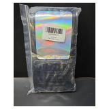 100 pcs Black Mylar Bags Holographic Resealable Foil Pouches for Food Storage and Necklace,Key Chain,False Eyelashes Packaging for Small Business(4.13x5.91Inch)