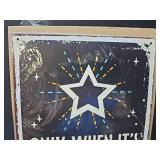 When It Is Dark Enough Can You See The Stars Tin Signs Home Wall Decor For Teen Bedroom 11"X7"
