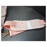 Breast Pump Bag for Women,Diaper Bag Tote with Separate Universal Breast Pump Pocket Compatible for Medela, Spectra S1,S2, Mancro Mommy Bag for Hospital, Pink
