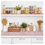 Non Adhesive Shelf Liner 12" W x 120" L Cabinets Kitchen Drawer Liner Waterproof Shelf Liner Durable Anti-Slip for Kitchen Cabinets Shelf Liner"
