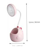BOGAZNET Dino Desk Lamp for Bedroom - Random Color Dinosaur Kids Desk Lamp Night Lamp for Bedroom Dinosaur Lamp with Adjustable Neck Kawaii Desk Accessories for Boys Girls Gifts Kawaii Room Decor Pink
