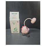 BOGAZNET Dino Desk Lamp for Bedroom - Random Color Dinosaur Kids Desk Lamp Night Lamp for Bedroom Dinosaur Lamp with Adjustable Neck Kawaii Desk Accessories for Boys Girls Gifts Kawaii Room Decor Pink