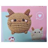Y-times Crochet Kit for Beginners,DIY Sheep Crochet Kit,Learn to Crochet for Adults Kids,Cute Sheep Knitting Kit Supplies,Accessories Including Yarn Hook -with Step-by-Step Video Tutorials
