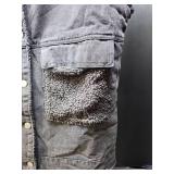 Womens Sherpa Fleece Lined Denim Vest Loose Sleeveless Wool Warm Jean Jacket Waistcoat Outwear Gilet with Pockets Small