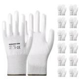 PU Work Gloves, Non-Slip, Abrasion Resistant, Grip, Gardening, Construction XL