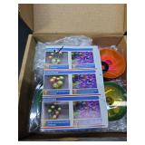 Black Round Big Frag Plugs for Corals with Fluorescent Acrylic and T-Shaped Bases - 4.72Inch Big Round Base (6 Units)