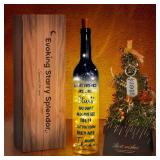 Wine Bottle Lights with Cork - Light Up Lamp Decor for Home Decorations - Birthday Friendship Unique Gift