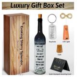 Wine Bottle Lights with Cork - Light Up Lamp Decor for Home Decorations - Birthday Friendship Unique Gift