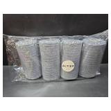 ALTIER Metallic Deco Mesh Ribbon 6 Inch x 40Y Silver Christmas Home Decoration Bow Making Wreath Swags DIY Floral Crafts