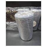ALTIER Metallic Deco Mesh Ribbon 6 Inch x 40Y Silver Christmas Home Decoration Bow Making Wreath Swags DIY Floral Crafts