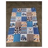 Farm Tractor Blanket,Farm Animal Blankets,Truck Tractor Decor Throw Blanket Gifts for Girls Boys,Soft Lightweight Car Blanket for Boys Room Decor Bed Sofa,40"x50"-Throw Size for Kids"