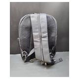 CHICECO Pickleball Bag for Women Men, Pickleball Sling Bag,Waterpoof Nylon Pickleball Backpack for Women Holds 2 Paddles (Black)